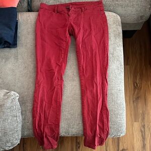 Blank NYC Women's Bold Red Skinny Jeans